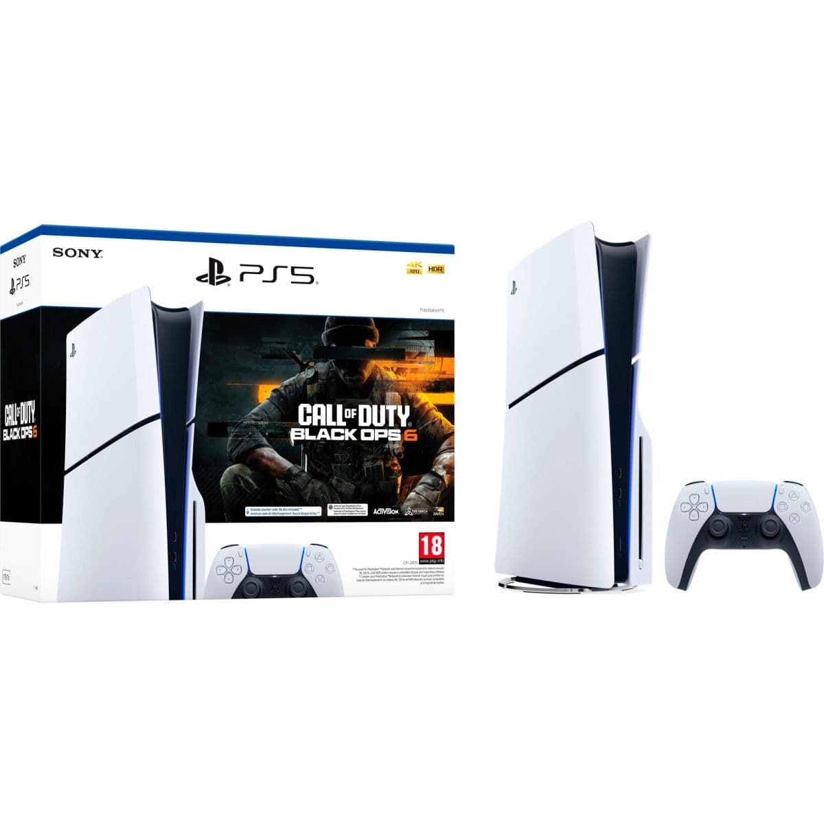Sony PlayStation 5 Slim 1TB + Call of Duty: Black Ops 6 — уцінка